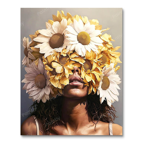 Flower Face IV (Diamond Painting) Diamond Painting kit