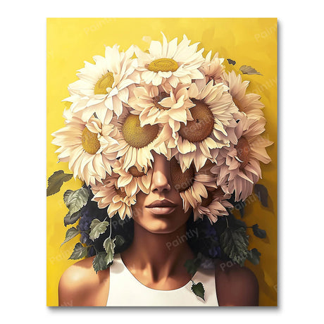 Flower Face V (Diamond Painting) Diamond Painting kit