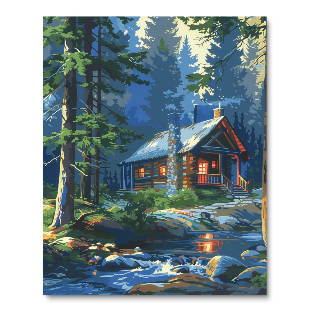 Forest Hideaway (Diamond Painting) Diamond Painting kit