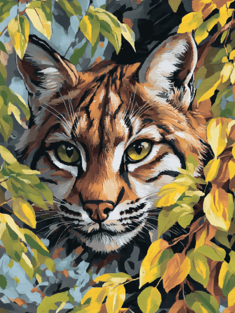Forest Hunter Eyes (Diamond Painting) Diamond Painting kit
