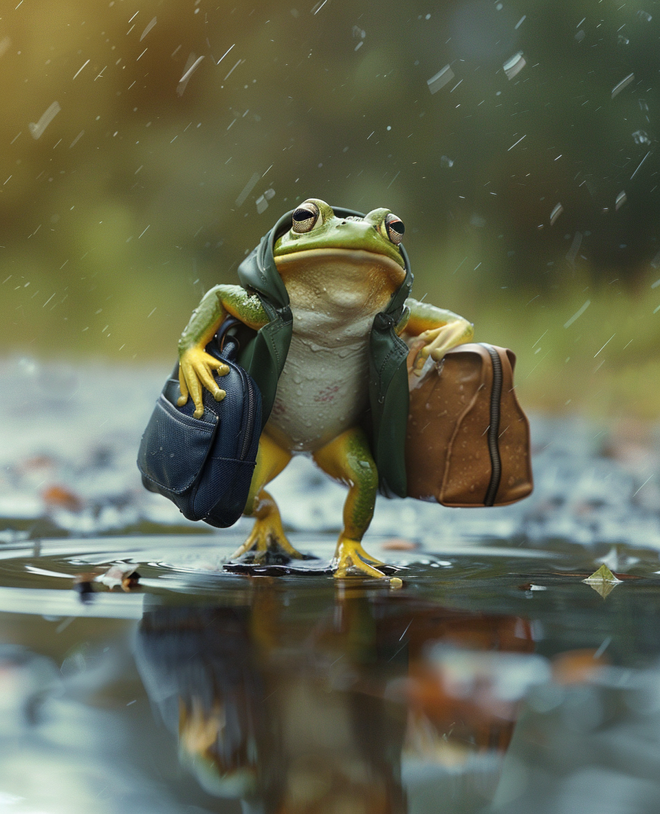 Frog Can't Catch a Break (Paint by Numbers)