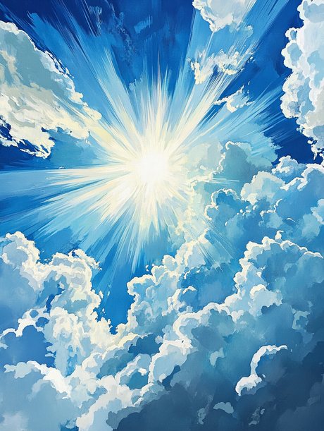 Glorious Sunbeam Sky (Diamond Painting) Diamond Painting kit