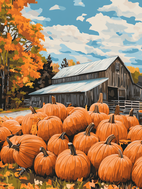 Golden Gourd Gathering (Diamond Painting) Diamond Painting kit