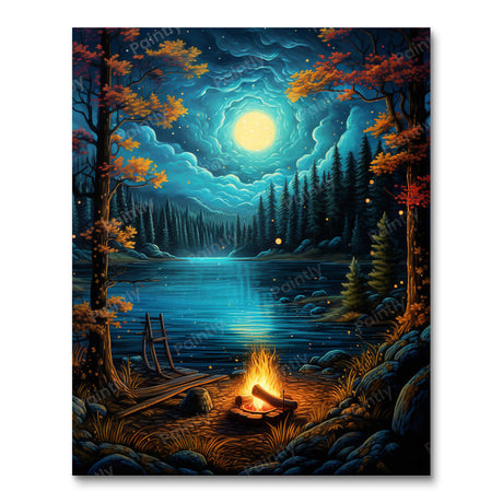 Golden Night (Diamond Painting) Diamond Painting kit