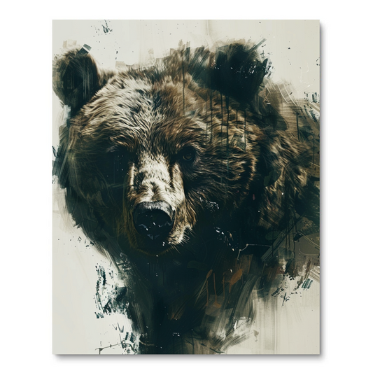 Grizzly Bear (Paint by Numbers)