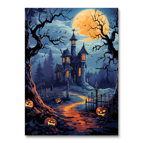 Halloween Hauntings (Diamond Painting) Diamond Painting kit