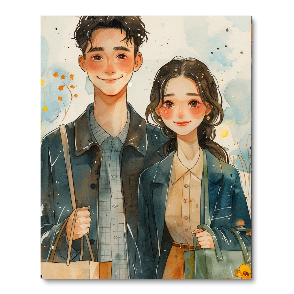 Happy COUPLE (Diamond Painting) Diamond Painting kit