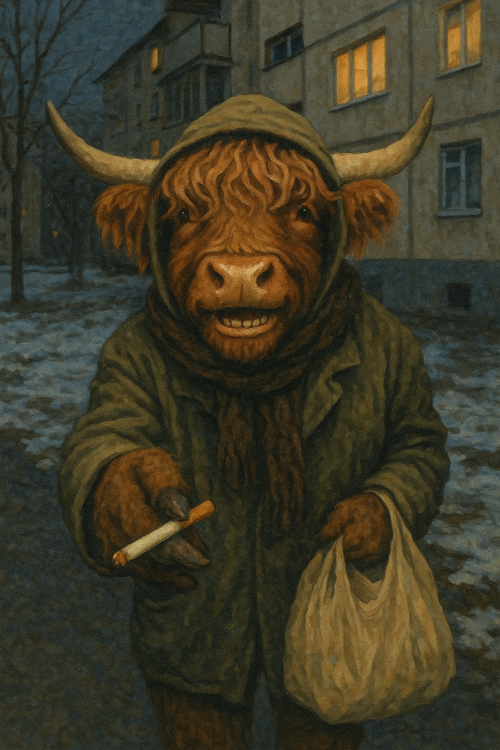 Hobo Highland Cow