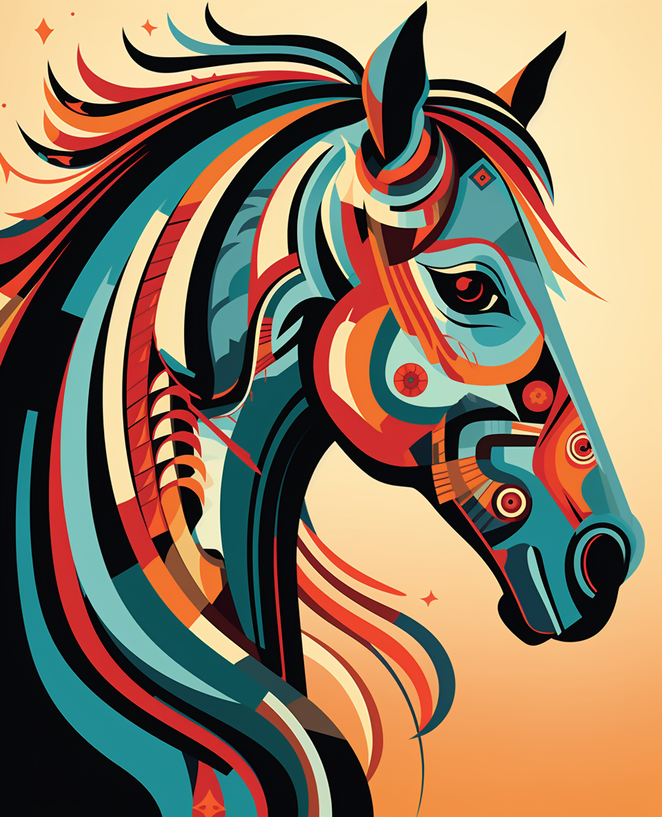 Horse Dreams (Paint by Numbers)
