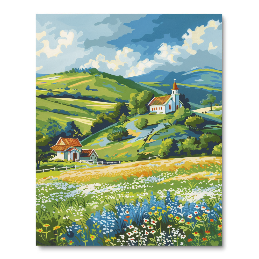Idyllic Country Sanctuary (Diamond Painting) Diamond Painting kit