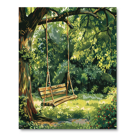 Idyllic Swing Haven (Diamond Painting) Diamond Painting kit