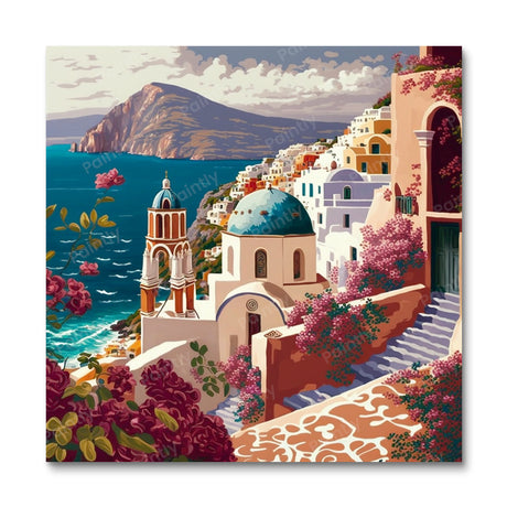 Santorini Greece II (Diamond Painting) Diamond Painting kit