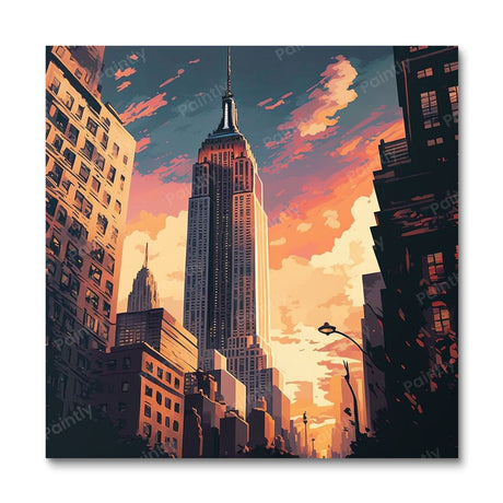 Empire State Building NYC II (Diamond Painting) Diamond Painting kit