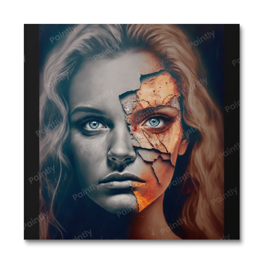 Under the Surface I by Yulian Polinova (Board Canvas)