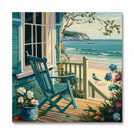 Porch by the Beach II (Diamond Painting) Diamond Painting kit