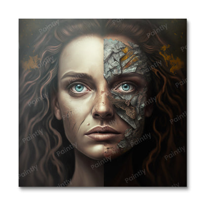 Under the Surface VI by Yulian Polinova (Board Canvas)