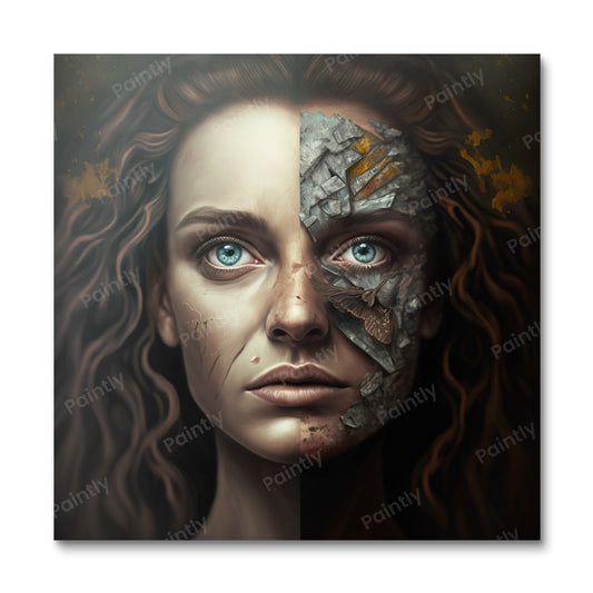 Under the Surface VI by Yulian Polinova (Board Canvas)