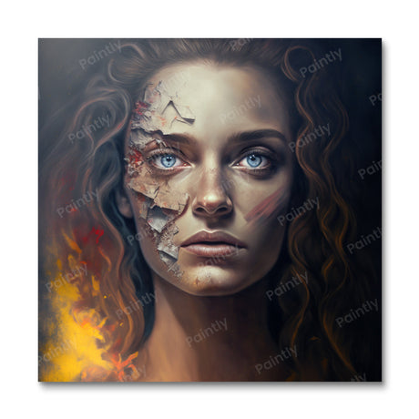 Under the Surface V by Yulian Polinova (Board Canvas) People Paint by Numbers kit