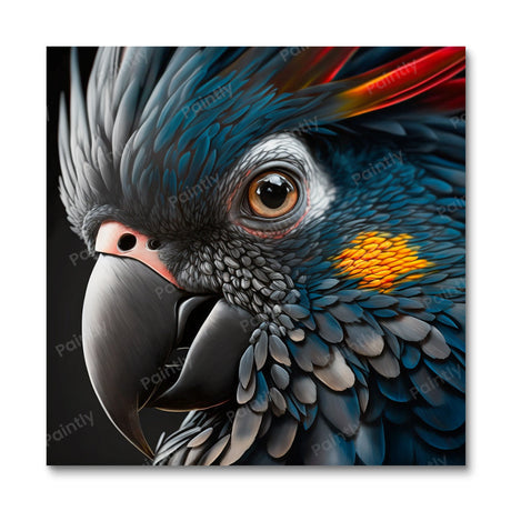 Matte Cockatoo IX Cockatoos Paint by Numbers kit