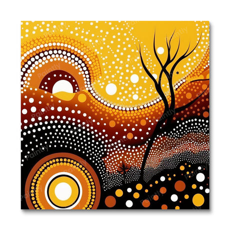 Aboriginal Design III (Diamond Painting) Diamond Painting kit