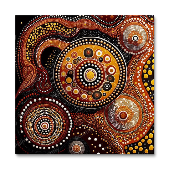 Aboriginal Design IV (Diamond Painting) Diamond Painting kit
