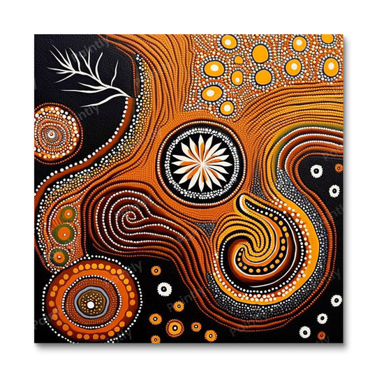 Aboriginal Design V (Diamond Painting)