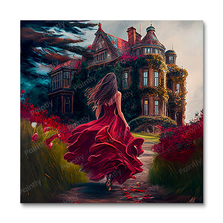 Lady in Red I (Diamond Painting) Diamond Painting kit