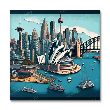 Sydney VII (Diamond Painting) Diamond Painting kit
