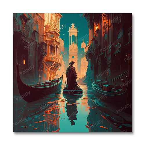 Dark Venice Canal I