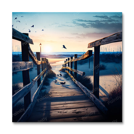 Sunset Boardwalk III (Diamond Painting) Diamond Painting kit