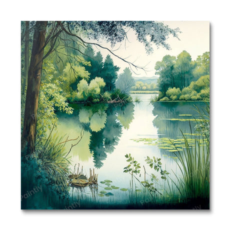 Marshy River Story III (Diamond Painting) Diamond Painting kit