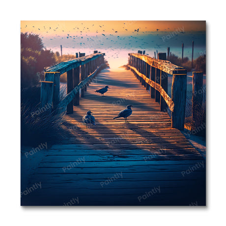 Sunset Boardwalk VI (Diamond Painting) Diamond Painting kit