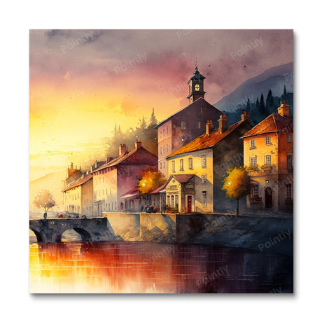 Eastern European Town (Diamond Painting) Diamond Painting kit