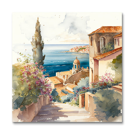 Italian Coastal Town II (Diamond Painting) Diamond Painting kit