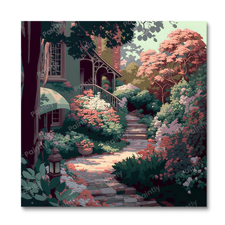 Garden Views IV (Diamond Painting) Diamond Painting kit