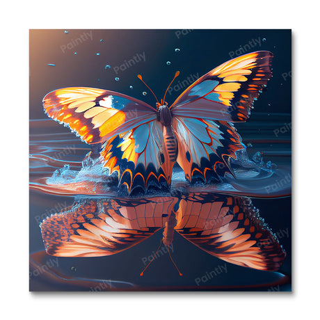 Butterfly Reflection I (Diamond Painting) Diamond Painting kit