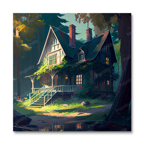 The Meadowview Retreat (Diamond Painting) Diamond Painting kit