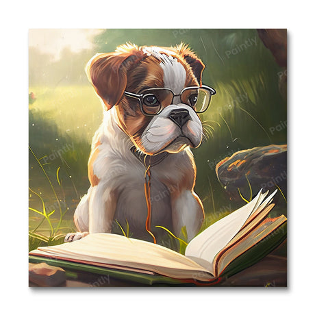 Smart Doggos III by Wyatt Reed (Diamond Painting) Diamond Painting kit