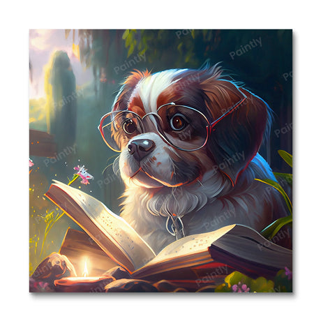 Smart Doggos VII by Wyatt Reed (Diamond Painting) Diamond Painting kit
