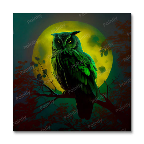 Owl Silhouette (Diamond Painting) Diamond Painting kit
