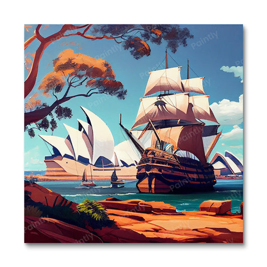 Vintage Opera House Concept (Board Canvas)