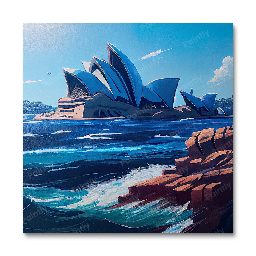 Opera House X Paint by Numbers – Paintly Kits