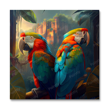 Macaw Paradise III (Diamond Painting) Diamond Painting kit