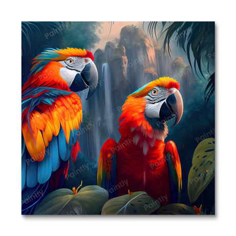 Macaw Paradise I (Diamond Painting) Diamond Painting kit