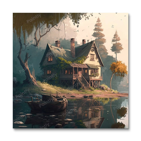 The Trout Stream Retreat (Diamond Painting) Diamond Painting kit