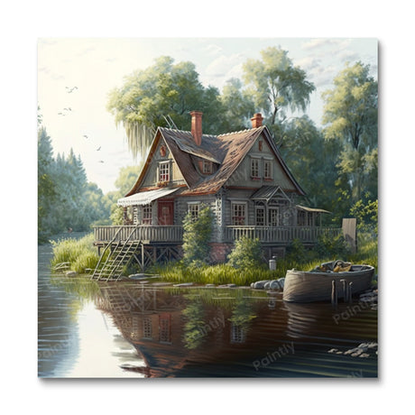 The Creekside Escape (Diamond Painting) Diamond Painting kit