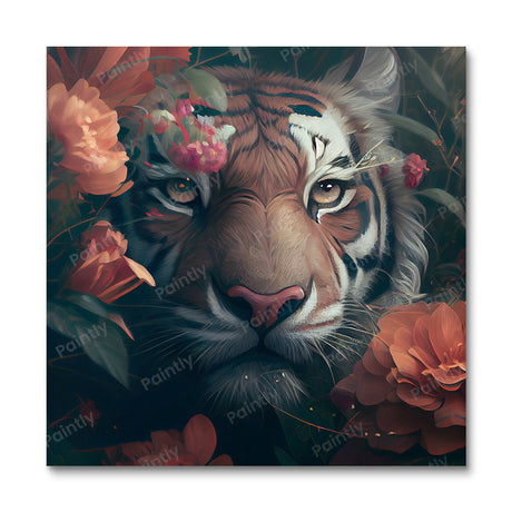 Floral Tiger II by Kian (Diamond Painting) Diamond Painting kit