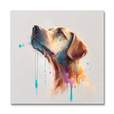 Paint Splash Dog III by Avery (Diamond Painting) Diamond Painting kit
