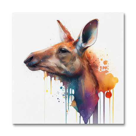 Paint Splash Kangaroo by Avery (Diamond Painting) Diamond Painting kit