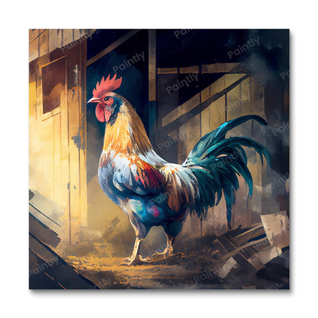 Rooster II (Diamond Painting) Diamond Painting kit